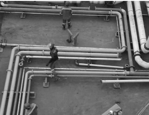 Overhead process piping installation