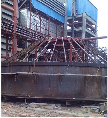 Large storage tank fabrication