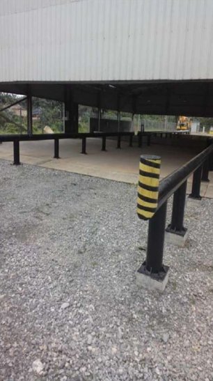 Protective bollards and civil works