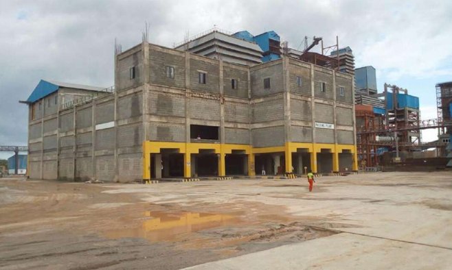 Completed industrial building